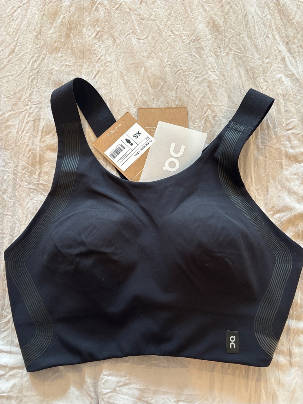 On Running Black Women's Sports Bra Top